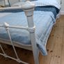 King Size Brass & Cast Enamelled Bed Image 3