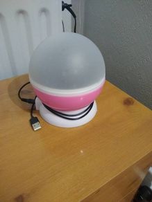 night light with stars that shine at ceiling. USB power. Great for kids room. Brand new. box got torn. Collection darndale