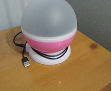 night light with stars that shine at ceiling. USB power. Great for kids room. Brand new. box got torn. Collection darndale