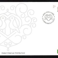 2017 Ireland Love and Marriage Commemorative Stamp An Post First Day Cover (FDC)