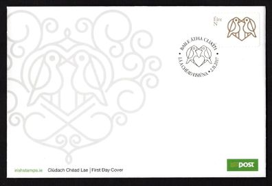 2017 Ireland Love and Marriage Commemorative Stamp An Post First Day Cover (FDC)