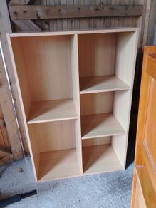 Beech Effect Shelving Unit