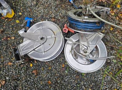 stainless steel hose reel