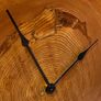 Artisan Handmade Wooden Freestanding Clock - Large 60cm Silent Timepiece Image 3