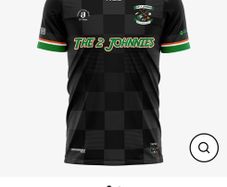 The 2 Johnnies Black Jersey - Size L pro fit, Brand new