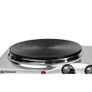 Double Hot Plate Electric Hob 2500W Tabletop Hob with 2 Ring Heating Plates Portable & Compact Ideal for Student Living, Camping, Caravans & Emergency Cooking Image 4