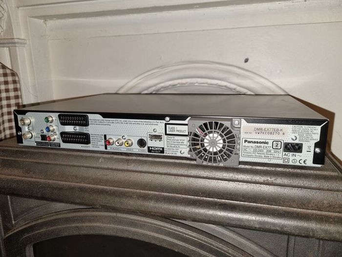 Panasonic DMREX77EBK DVD HDD Recorder For Parts or Repair