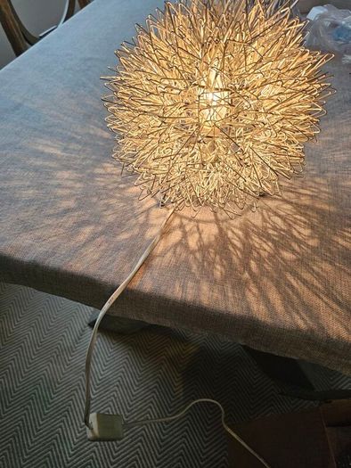 Beautiful Contemporary centre light fitting & side lamp