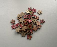buttons- star shape