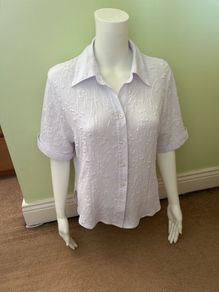 White short sleeve blouse