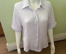 White short sleeve blouse