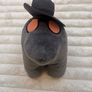 Among Us Grey Plush Soft Toy With Hat Gray  Toikido approx. 20 cm. Used Please see photos Image 2