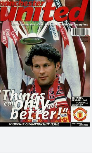 Man Utd 'UNITED' official magazines 1997