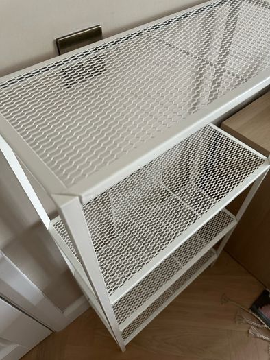 Ikea BAGGEBO Shelving unit, metal/white