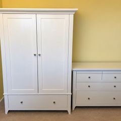 Solid Pine Wardrobes & Matching Chests of Drawers