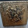 Large Brass Hammered Storage Box Image 4
