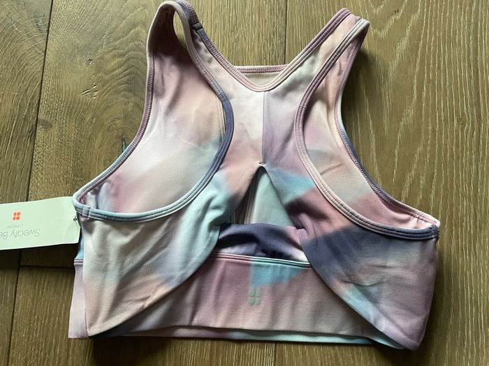 Sweaty Betty super soft mesh workout bra activewear sports gym yoga bra size S BNWT