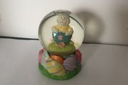 Easter Bunny Snow Globe