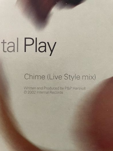 Orbital - Rest & Play ( Frenetic & Chime Live Style Remix) - 12" Vinyl EP - 2002 FFRR Recordings