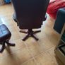 Chair & footstool - swivel chair Image 6