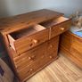Pine wood chest drawer Image 5