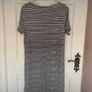 dress street one navy & white striped dress size 38(12) Image 9