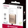 High Speed 1TB Transcend ESD420 Portable Magnetic SSD USB 20Gbps Type-C Magsafe (Champagne Gold) Image 2