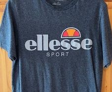 ELLESSE  T-shirt. Size small / medium. Great Quality & In Excellent Condition. Weighty 100% cotton.