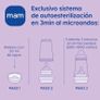 New 3 MAM Newborn Anti Colic Bottle with Teat Extra Slow Flow Self Sterilising and Easy Clean Image 3