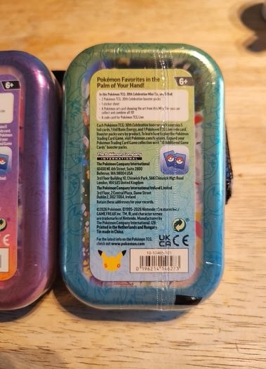 Pokemon Tcg 30th Anniversary Mini Tins X2
