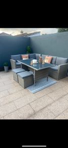 Rattan garden furniture