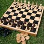 Vintage wooden chess set 11,4" Image 3