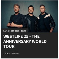 Westlife Tickets