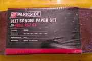 Parkside Belt Sander Sanding Paper Set Various Grit 6 Sheets
