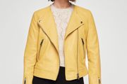 Mango 100% Leather Jacket
