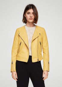 Mango 100% Leather Jacket