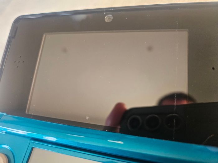 Boxed Nintendo 3DS aqua blue