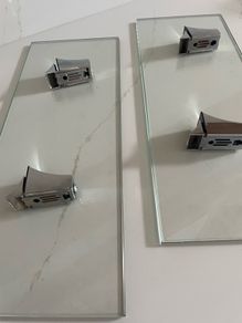 Two Bathroom Shelves