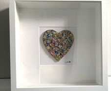 Handmade Framed Mosaic Heart