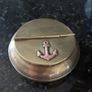 Vintage Nautical Themed Brass Ashtray Image 2