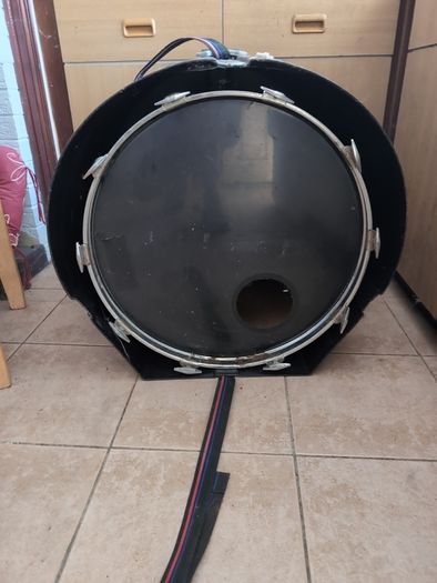 Sonor bass drum with hard case