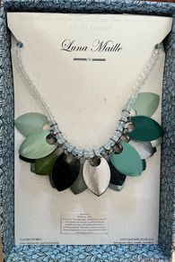 Handcrafted Luna Maille moonstone neckpiece