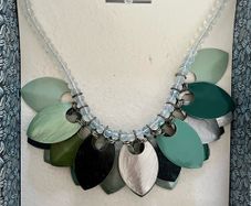 Handcrafted Luna Maille moonstone neckpiece