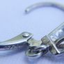Vintage Sterling Silver Drop Earrings 1,84g Image 8
