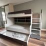 Triple Bunk Beds with Stairs Image 5