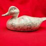Marbled Ceramic Duck Ornament , Glazed Pottery Figurine  , Animal Home Decor Gift Image 5