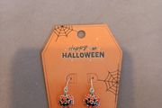 Halloween pumpkin earrings