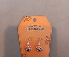 Halloween pumpkin earrings