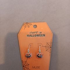 Halloween pumpkin earrings