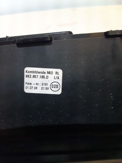 Audi A4 2008 Centre Dashboard Screen Trim 8K2857185D